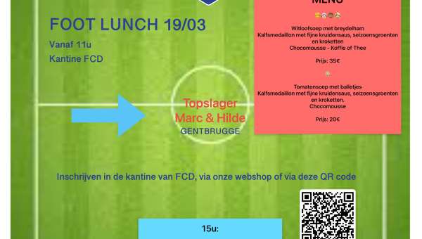 Footlunch 19/03 Match FC Destelbergen VS FC Latem